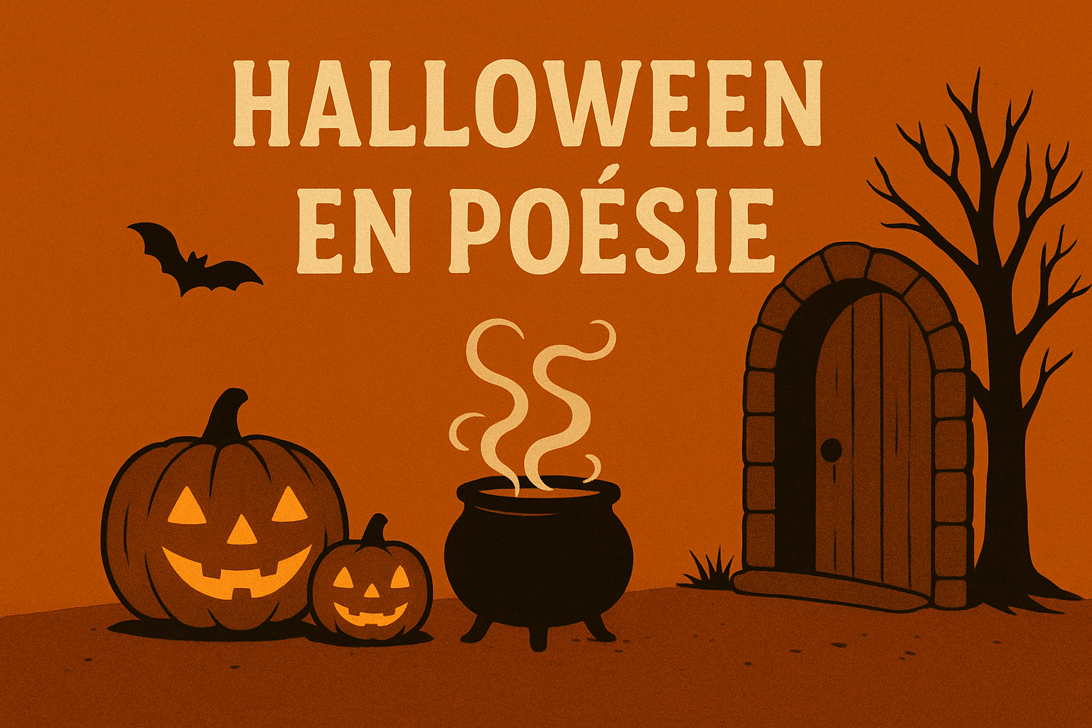 Halloween en poésie : des frissons… et des sourires !