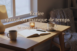 Écrire quand on manque de temps : la vérité (et les solutions réalistes)