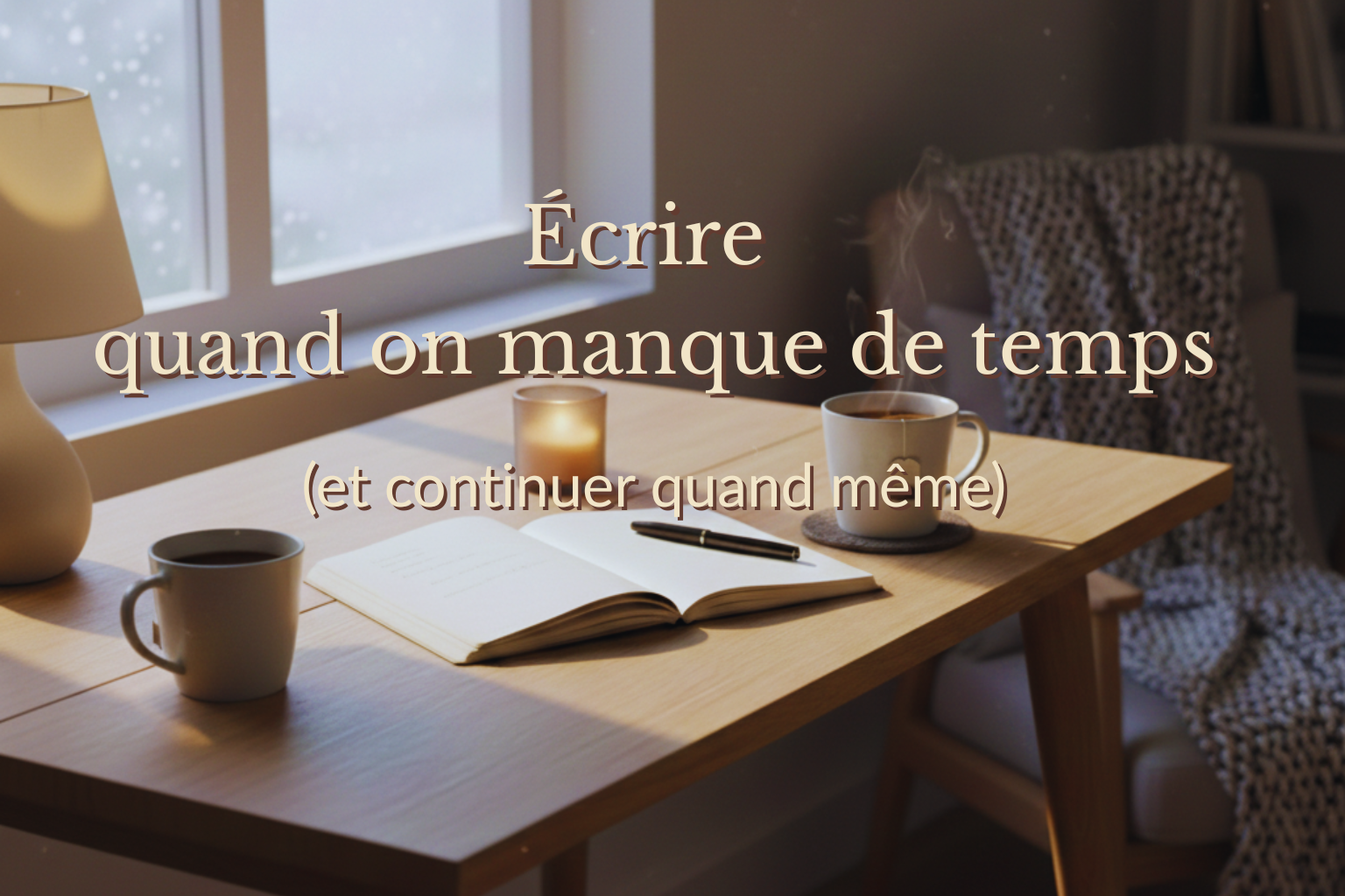 Écrire quand on manque de temps : la vérité (et les solutions réalistes)