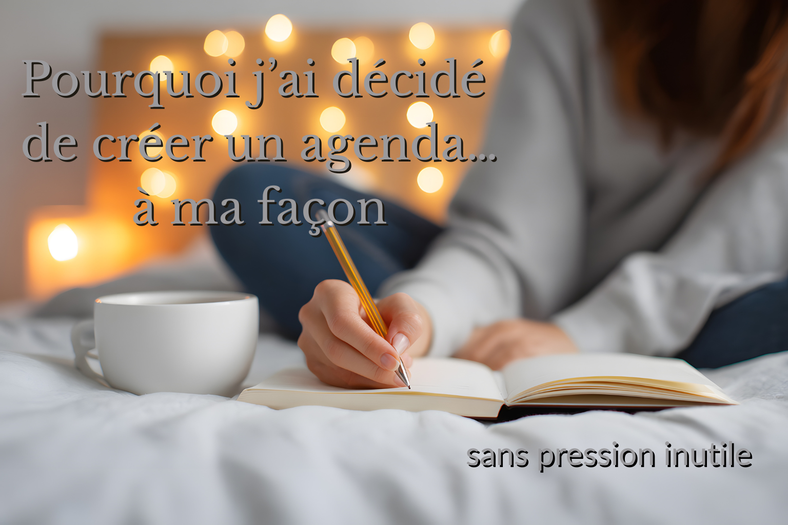 Pourquoi j’ai décidé de créer un agenda… à ma façon