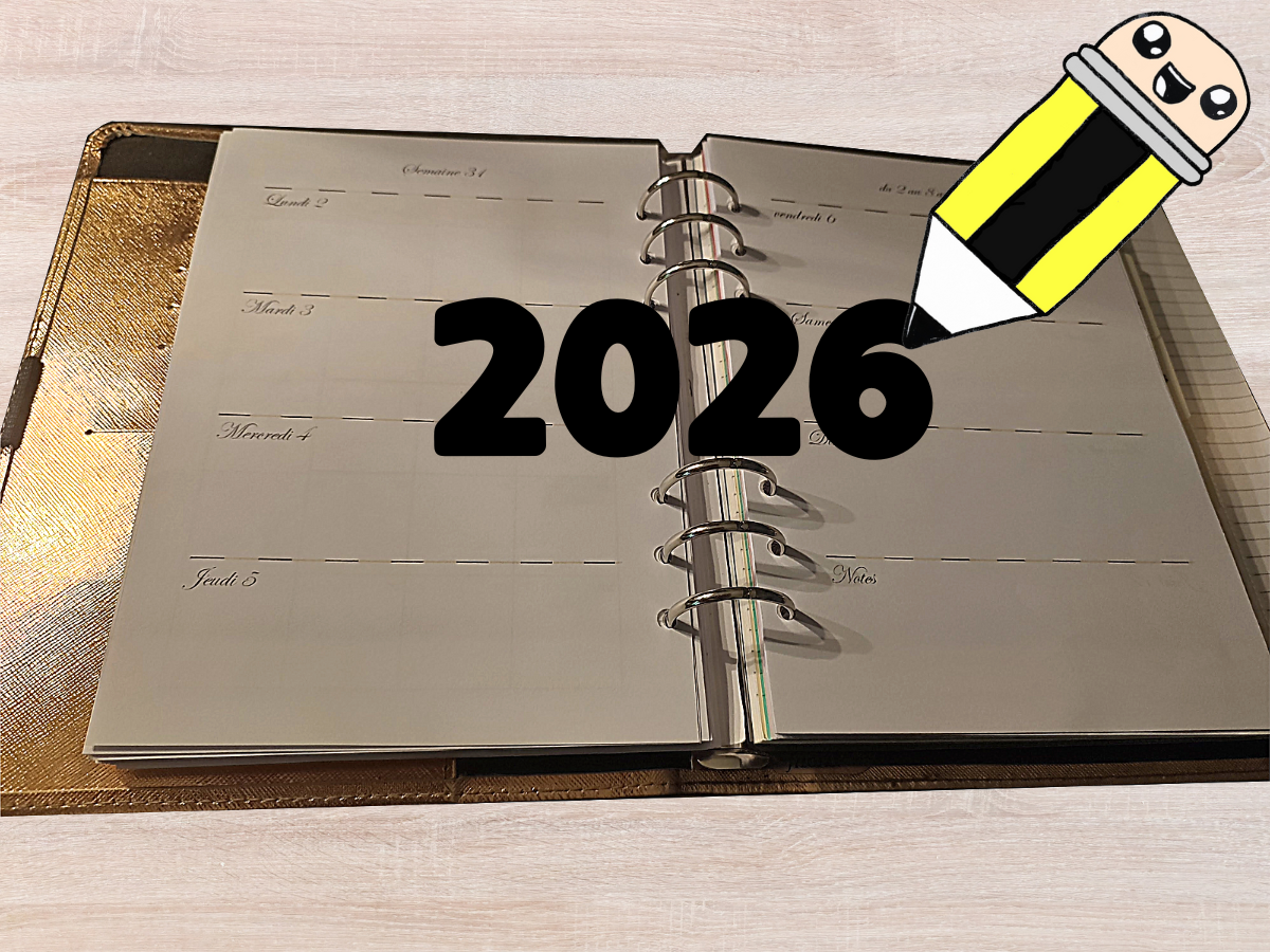 Mon agenda 2026 à imprimer gratuitement